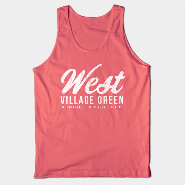 WEST VILLAGE GREEN HICKSVILLE LONG ISLAND NEW YORK Tank Top by LOCAL51631